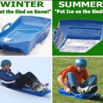 Snow or no snow, this sled goes, die hard sleders love the slicer