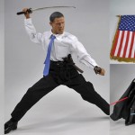 The Obama action figure with interchangeable ties