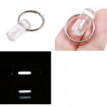 Tritium Glowring Keychain glows for 10 years without batteries