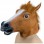 I just found the creepiest mask of all-time, and it's of a horse, of course.