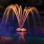 Underwater lightshow fountain is pretty sweet