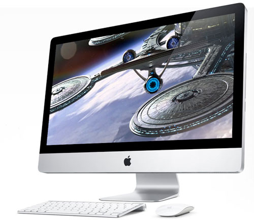 2009 iMac with Cinematic Display 21.5" and 27" display with apple wireless mouse and keyboard