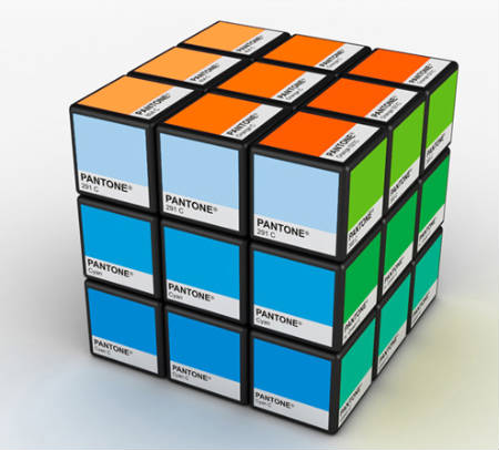 pantone rubiks cube