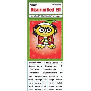 Disgruntled Elf Fridge Magnets