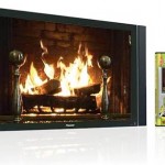 Fireplace technology goes to the LCD with the infamous video fireplace
