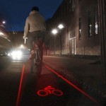 The bike that shows you where its lane is (projector stylez)
