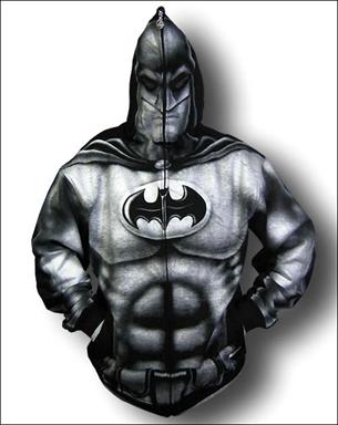 Lot 29 Batman Full Zip-Up Hoodie SuperHeroStuff.com