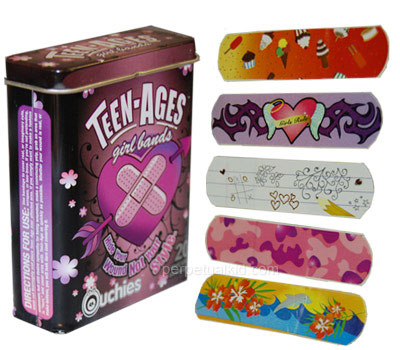 Teen-Ages Girl Bandaids Bandages