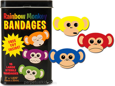 Rainbow Monkey Bandages