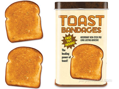 Toast Bandages Band-aids