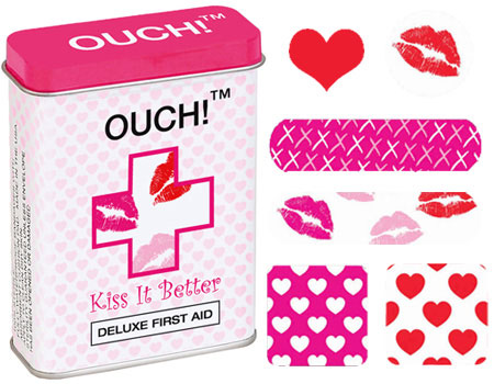 Ouch! Kiss it better band-aids bandages