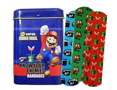 Mario Nintendo Bandages Bandaids