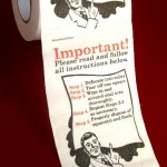 Instructional Toilet Paper