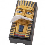 A King Tut tissue box cover is great for when you’re sneezing your brains out