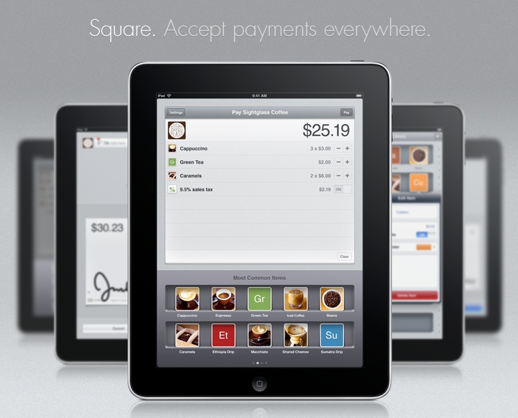 Square up iphone and ipad app