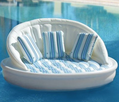 Floating pool sofa couch inflatable
