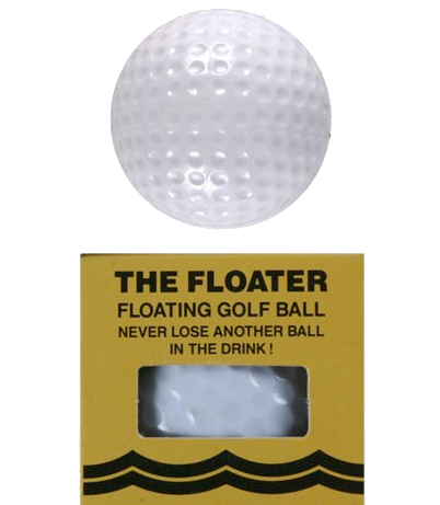 floating golf ball