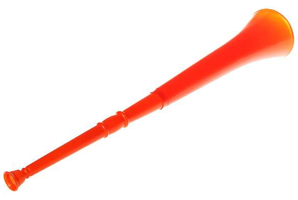 orange vuvuzela