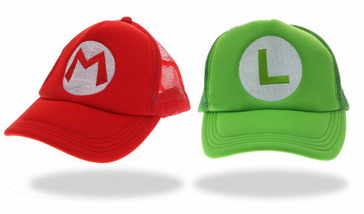 Super Mario Bros Baseball Trucker Hats
