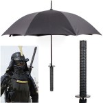 Rain, you’re going down. It’s a Ninja Samurai Umbrella