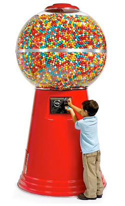 huge ass gumball machine