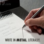 Mind boggling “Inkless” Metal Pen never runs out