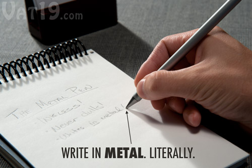 inkless metal pen