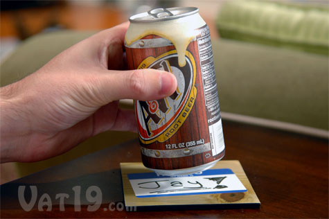 Rewriteable Magnetic Drink Coasters