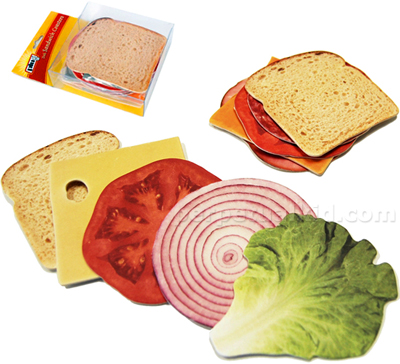 sandwich drink coasters