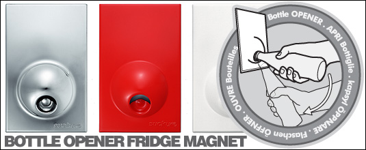 Bottle Opener Fridge Magnet