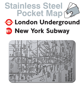 Stainless Steel Subway Maps