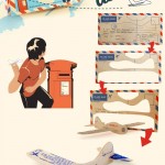 A throw back to your youth, literally, with a Postcard Aeroplane