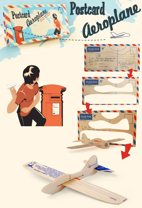 Postcard Aeroplane