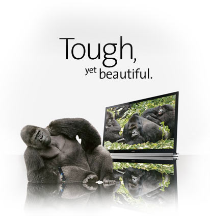 Sony Bravia HDTV Corning Gorilla Glass