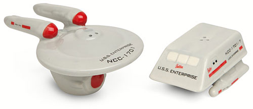 Star Trek USS Enterprise and Shuttle Shakers