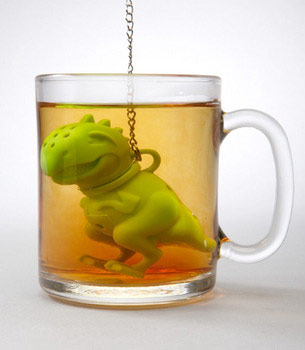 Tea Rex Tea infuser in Cup