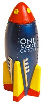 Retro Rocket Stress Ball