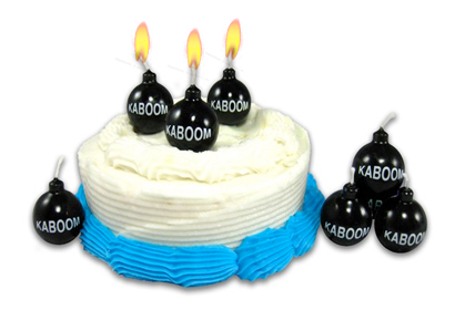 Kaboom Birthday Candles