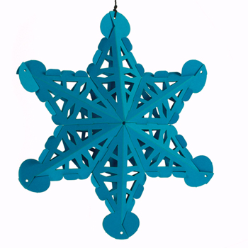 Poly Puzzle Snowflake