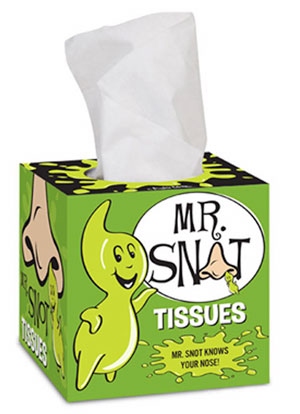 Mr Snot Tissue Box