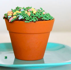 Cupcake Flower Pots