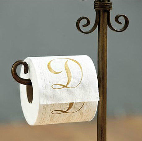 Monogrammed Toiilet Paper