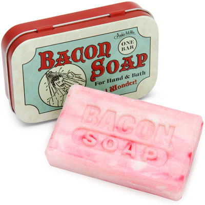 Bacon Soap and Tin and how!