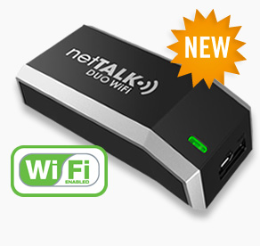 nettalkduowifi Cut the cord and take your landline with you with the NetTalk Duo WiFi